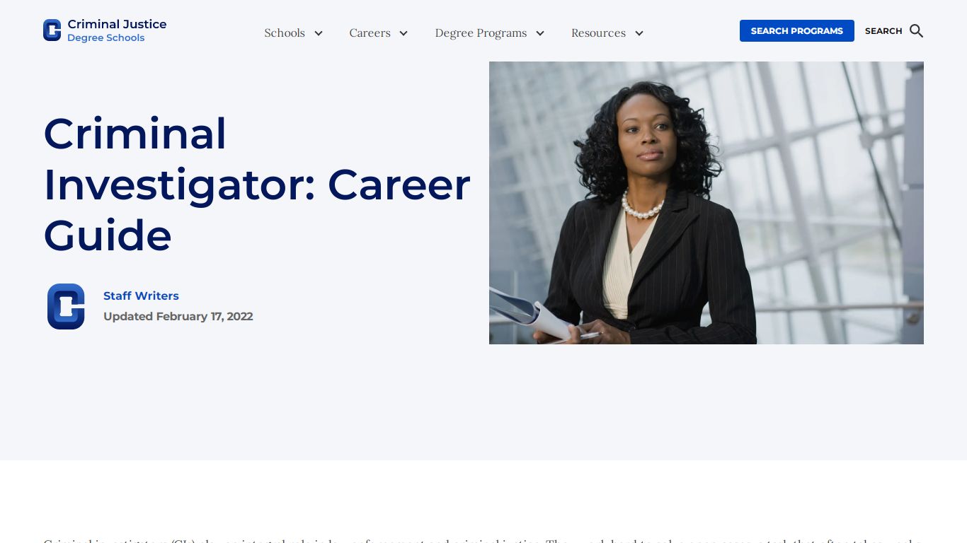 Criminal Investigator Career and Salary Information